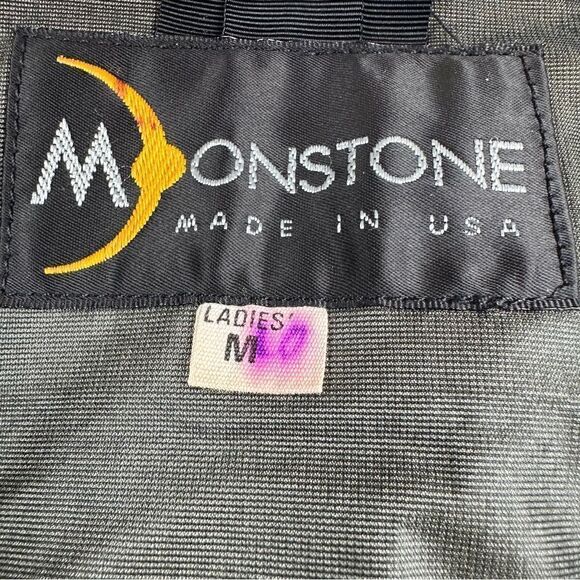 Vintage Moonstone Jacket‎ Womens Medium Red Pit Vents Hiking Camp Branded Fabric - Picture 14 of 16